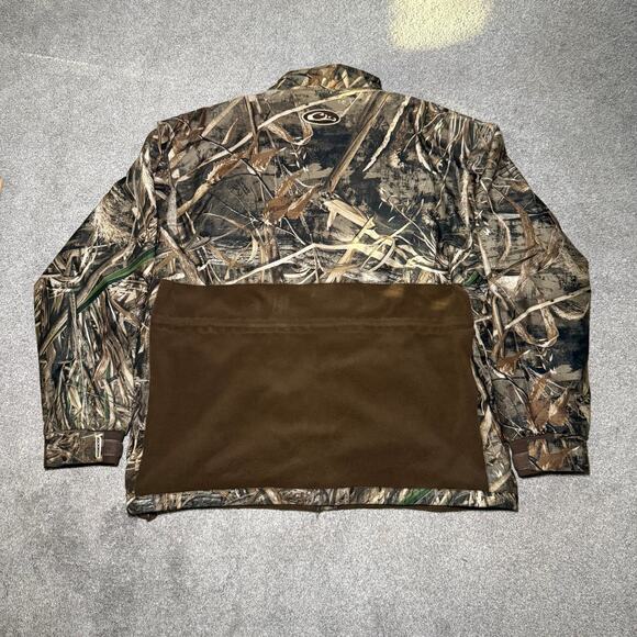 Drake Waterfowl MST Guardian Flex Sherpa Fleece Eqwader Quarter Zip Mens Large - Picture 2 of 7